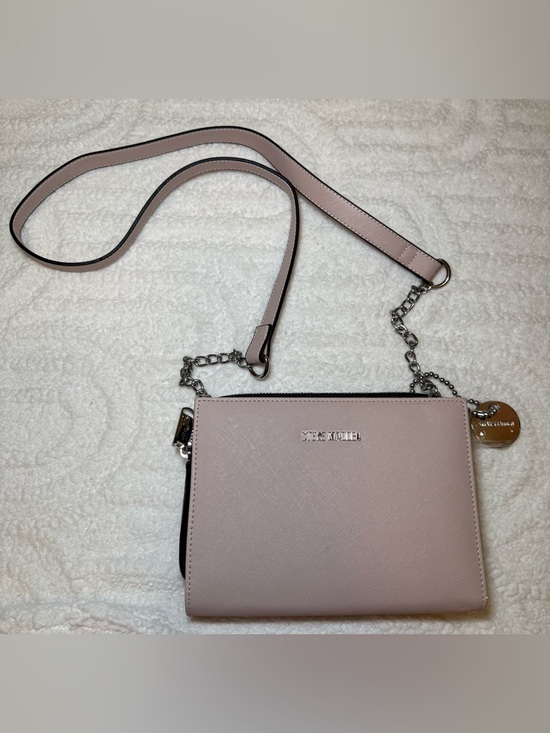 Steve Madden Handbags - Steve Madden Pale Pink/Greyish Crossbody Bag with Chain Strap